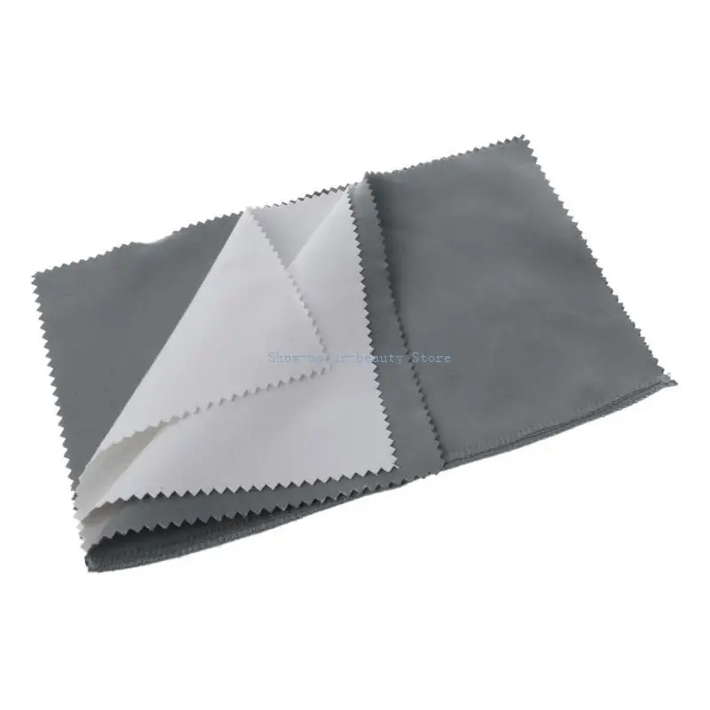 

R9JE Silver Polishing Cloth Cotton Jewelry Cleaning Cloth for Silverware Jewelry Handling Reusable Wipes Cloth Jewelry