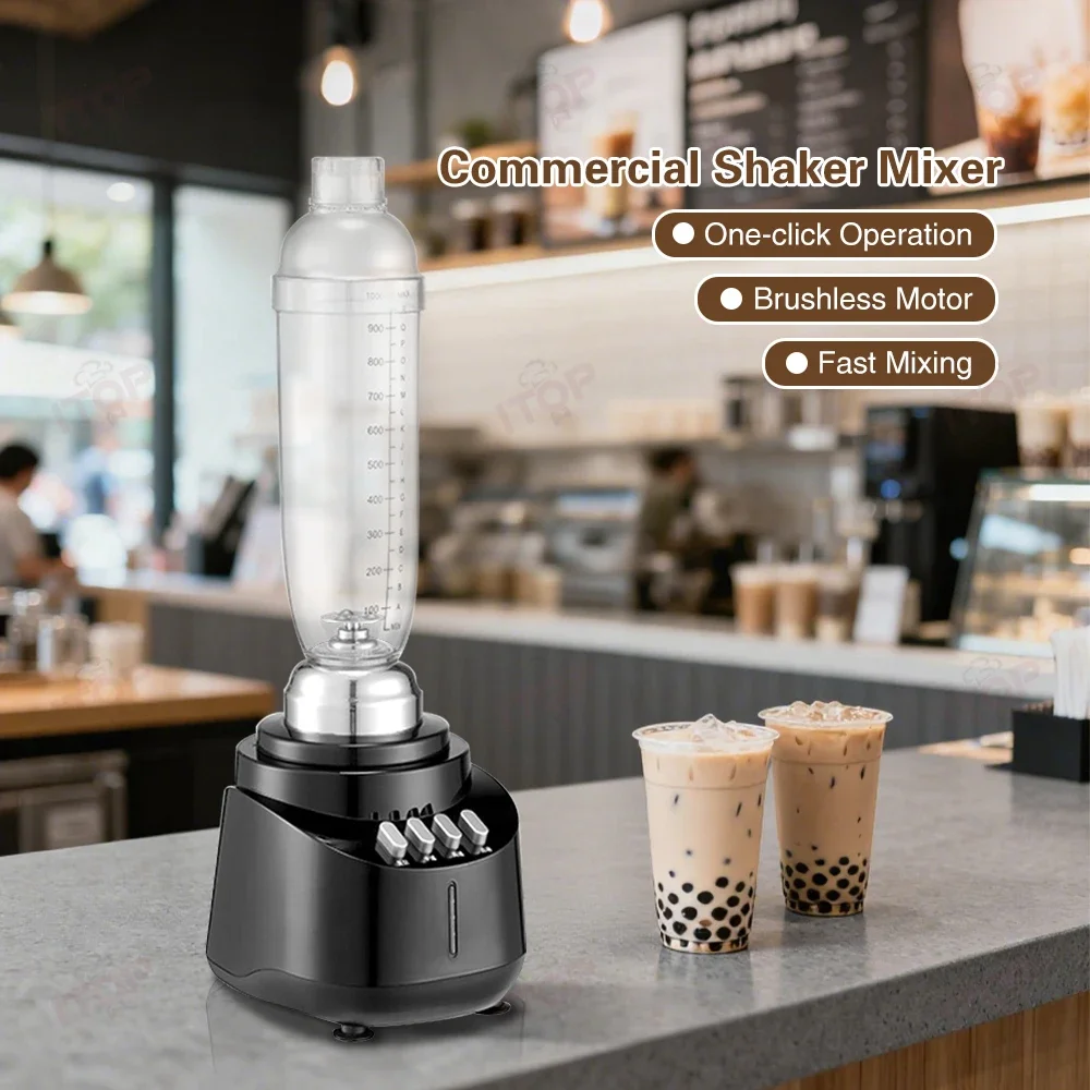 Multifunction Milkshaker Milkshake Bubble Tea Stirring Machine Drink Milk Foam Mixer Blender Smoothie Maker