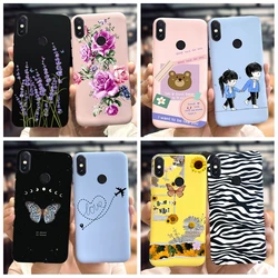 For Xiaomi Redmi Note 5 Global Phone Case Popular Flower Soft TPU Back Cover For Xiaomi Redmi Note 5 Pro Note5 Shockproof Bumper