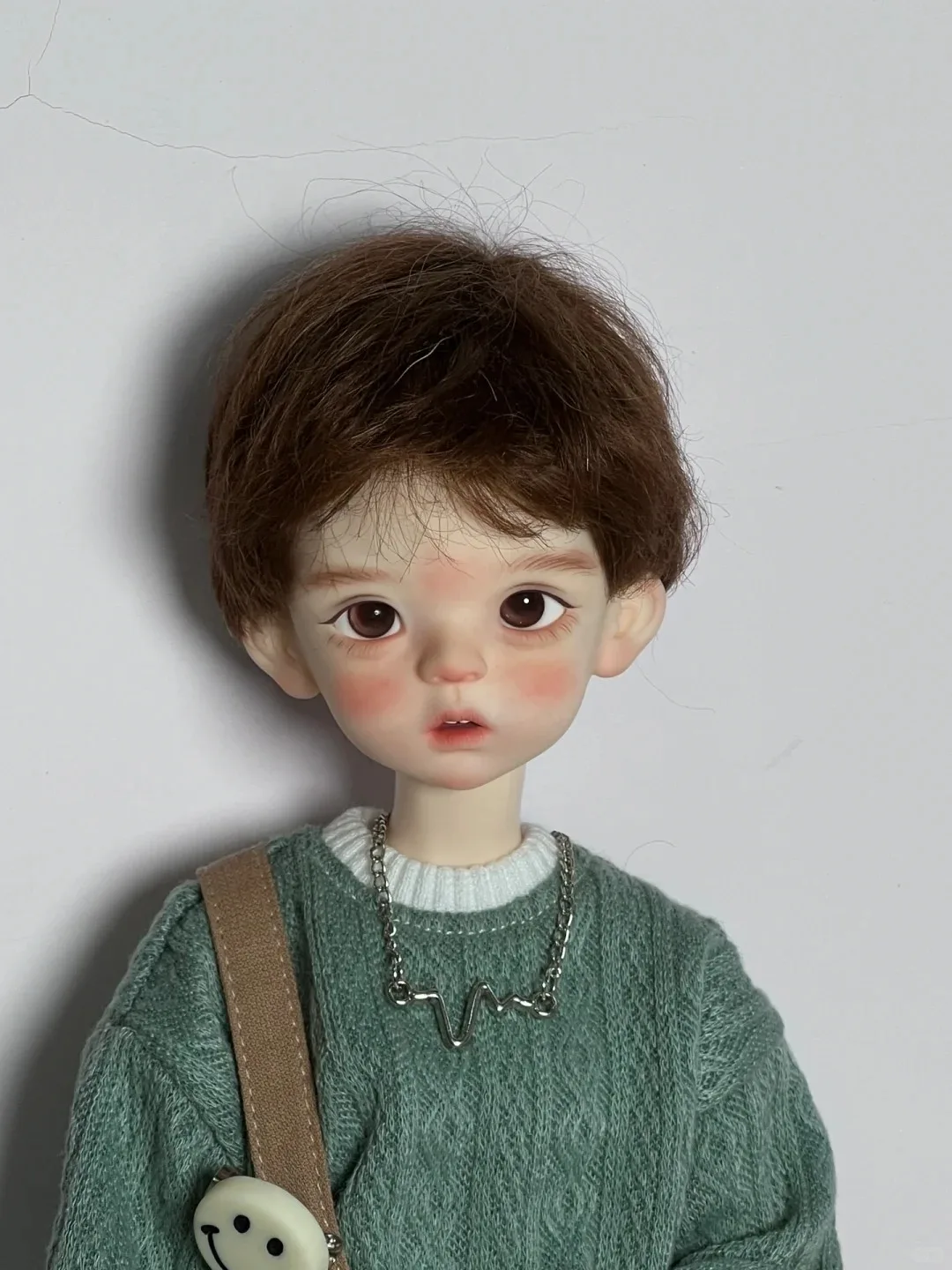 New bjd genuine doll 1/4 35cm Koi trend cool Boy boy plain body handsome doll sd explosive makeup in stock Free shipping