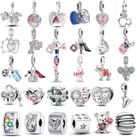 2024 New 925 Sterling Silver Forever Family Friend Always Charm Pendant Fit Original Pandora Bracelet Women Jewelry Gift DIY