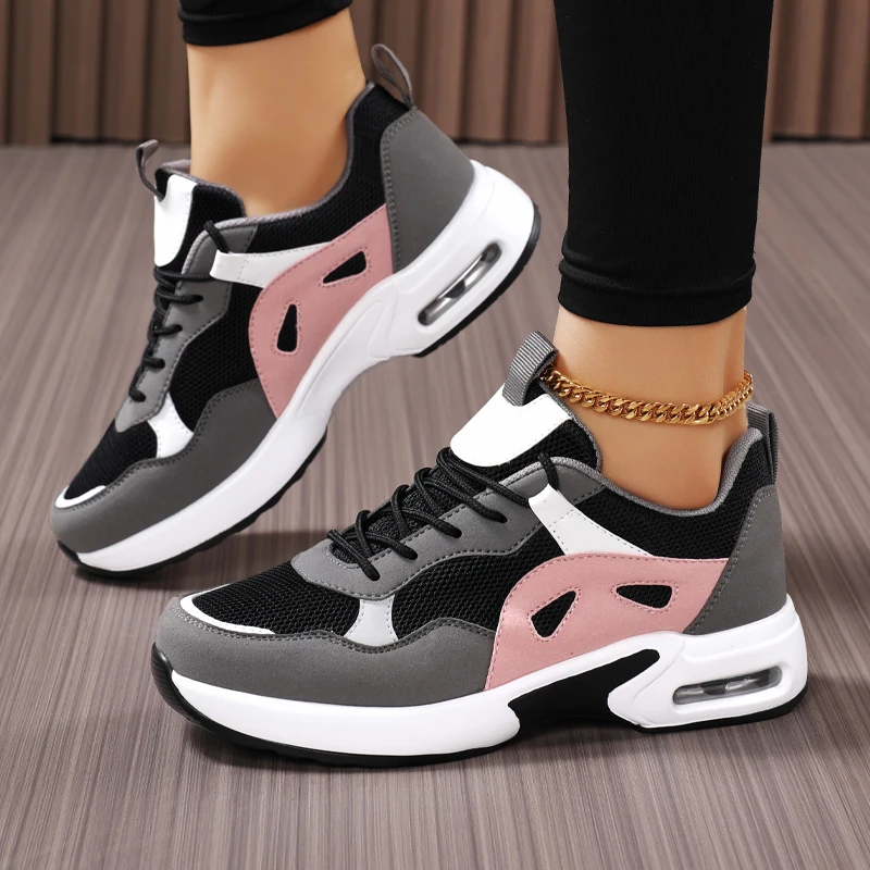 Женские роскошные стильные кроссовки на воздушной подушке, спортивные тренировочные кроссовки для женщин, удобные кроссовки для женщин Женские роскошные стильные кроссовки на воздушной подушке, спортивные тренировочные кроссовки для женщин, удобные кроссовки для женщин