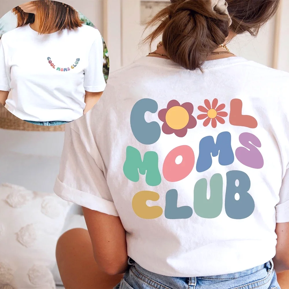Camiseta Cool Moms Club, Camiseta Engraçada para Mães, Melhor Mãe de Todos os Tempos, Presente de Aniversário para Mamãe, Novos Presentes para o Dia das Mães 2026