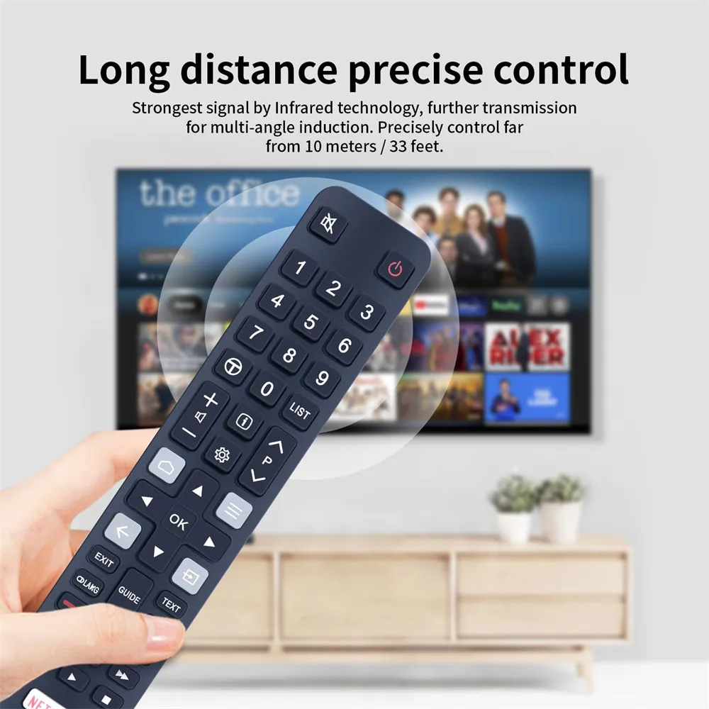 Immagine 6: RC802N YU14 Telecomando sostitutivo universale per Smart TV TCL Android TV 4K HDR UHD LCD LED
