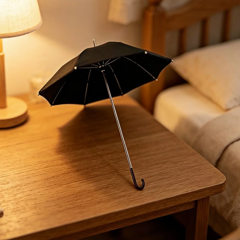 

Mini Doll Umbrella for 1/4 Scale BJD, Clear/Red/Black Ball Jointed Doll Photography Prop, Doll Accessories Not For Human Use