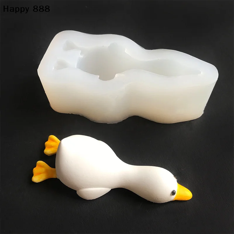 

Силиконовая форма 3D «Милая утка» для изготовления свечей, мыла, изделий из смолы, выпечки и шоколада – идеально подходит для домашнего декора и подарков