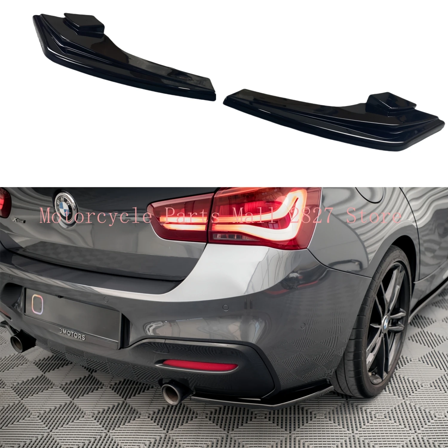 S7 Diffuser With Tailpipe For Audi A7 Refit To Audi A7 S Line High Quality Rear Bumper Diffuser 2009-2015