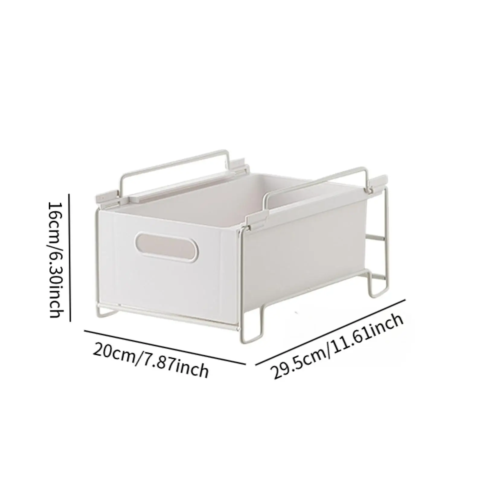 below Sink Organizer Slide Out Drawer Multifunction Saving Space Practical Pull Out Cabinet Organizer for Bedroom Kitchen