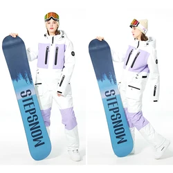 -30 gradi tuta da sci da donna tuta da Snowboard ragazzi e ragazze tute da neve invernali all'aperto tuta da sci Unisex impermeabile calda novità