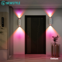 Motion Sensor LED Night Lights Warm RGB USB Rechargeable Magnetic Mounting Wall Lamp 3 Light Modes Staircase Light Indoor Lamp