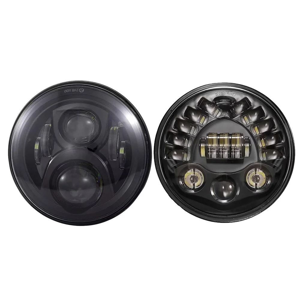 

7 Inch Round LED Headlight 7'' Automotive Headlight Assemblies for Jeep Wrangler JK Lada Niva 4x4 Yamaha Suzuki Waterproof
