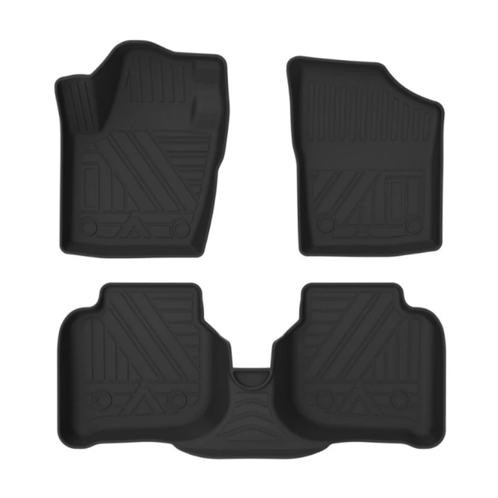 

For The Hatchback Volkswagen SANTANA 2013-2021 3D TPE Car Floor Mats LHD Carpet Waterproof Car Foot Pads Accessories