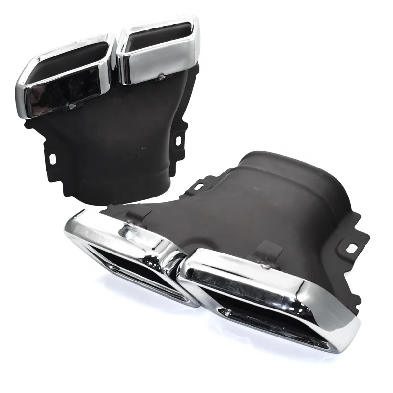 

SYPES Car Exhaust Pipes for Mercedes benz E300 W212 to W213 E63 W213 Amg/AK Performance System Exhaust Tips square Muffler Tips