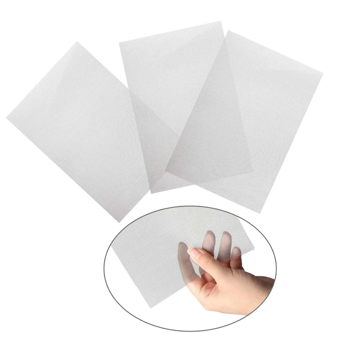 Nuovo 12 pezzi per paraurti per auto, rete di riparazione in acciaio inossidabile, rete di riparazione per crepe in plastica