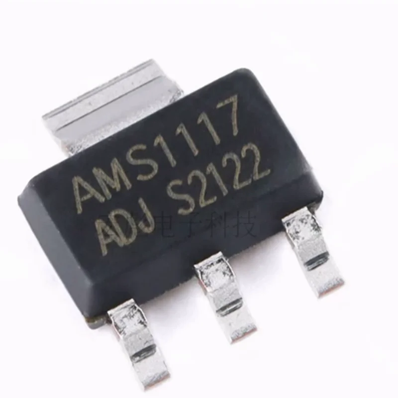 AMS1117-3.3V AMS1117-1.2 AMS1117-1.5 AMS1117-1.8 AMS1117-2.5 AMS1117-5.0 AMS1117-ADJ SOT-223 Buck Regulator LDO Chip