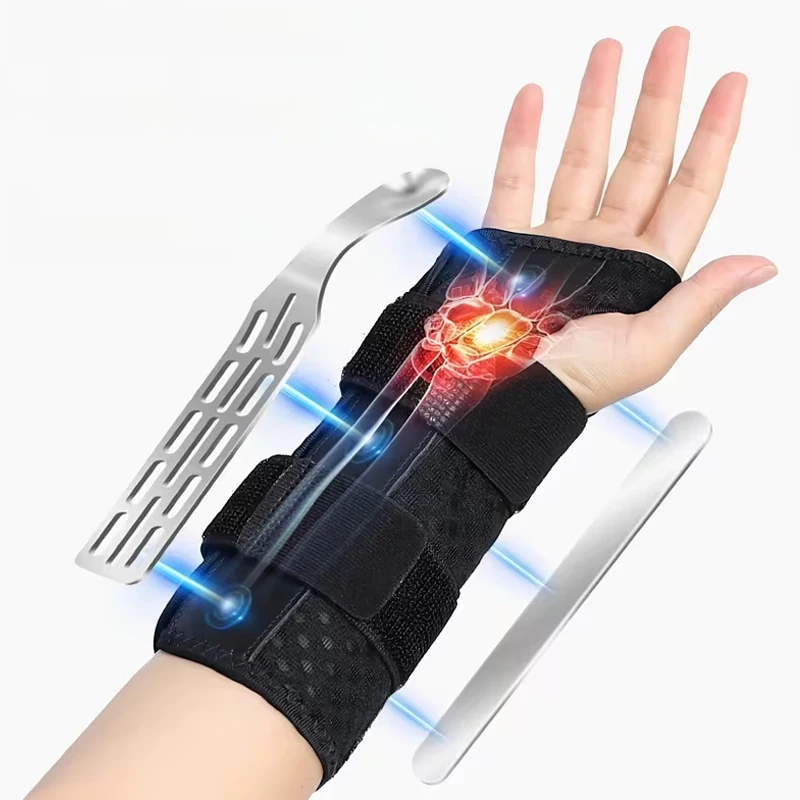 

Professional Wrist Support Splint Arthritis Band Belt Carpal Tunnel Wrist Brace Sprain Prevention Wrist Protector For Fitnes