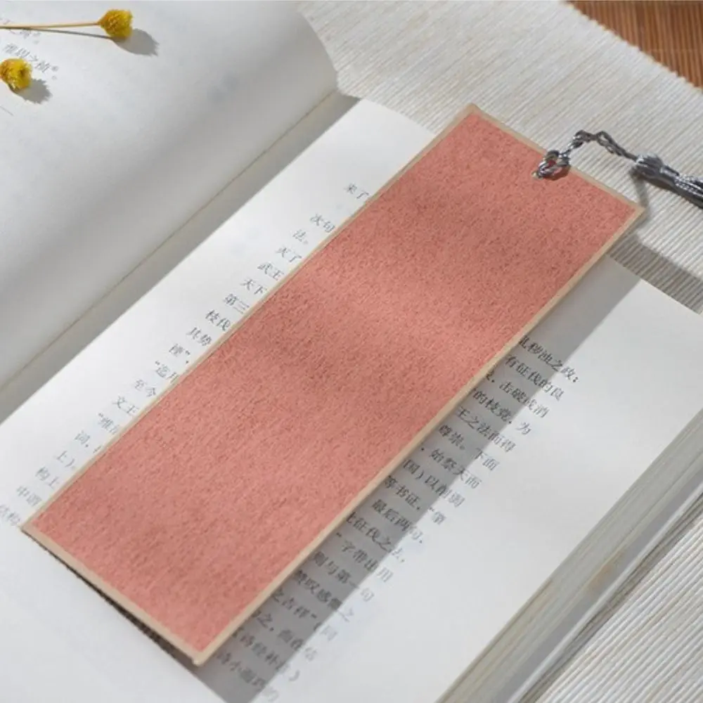 Crafts Decors Page Markers Message Card Gift Bookmarkers with Tassels Blank Bookmarker Calligraphy Paper DIY Reading Marker