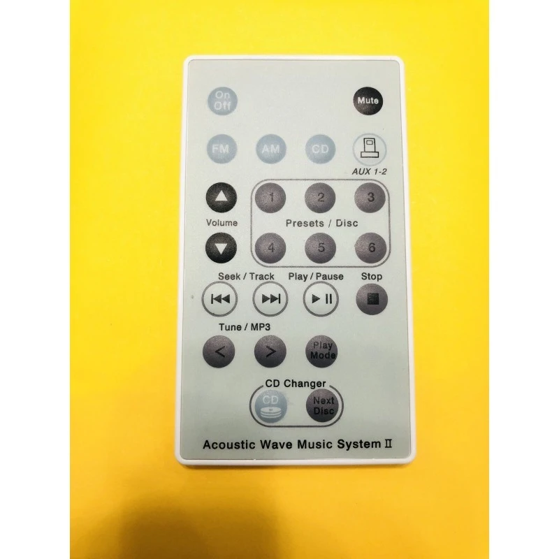 For BOSE Acoustic Wave Music System II remote control, white -