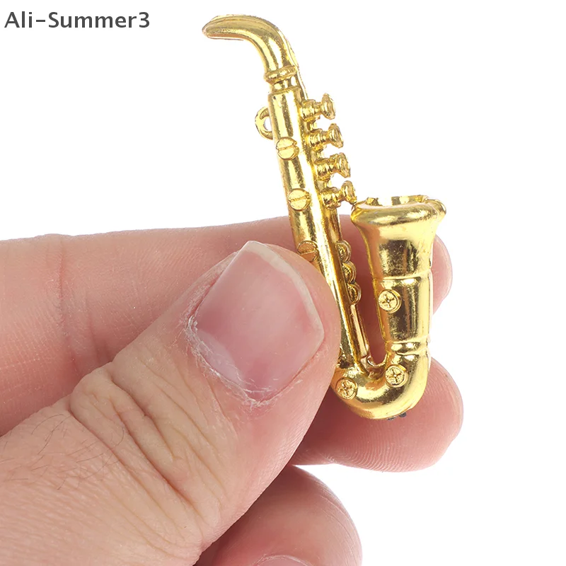 

Mini Guitar Violin Trumpet Doll Musical Instrument Music Dolls House Bar Doll