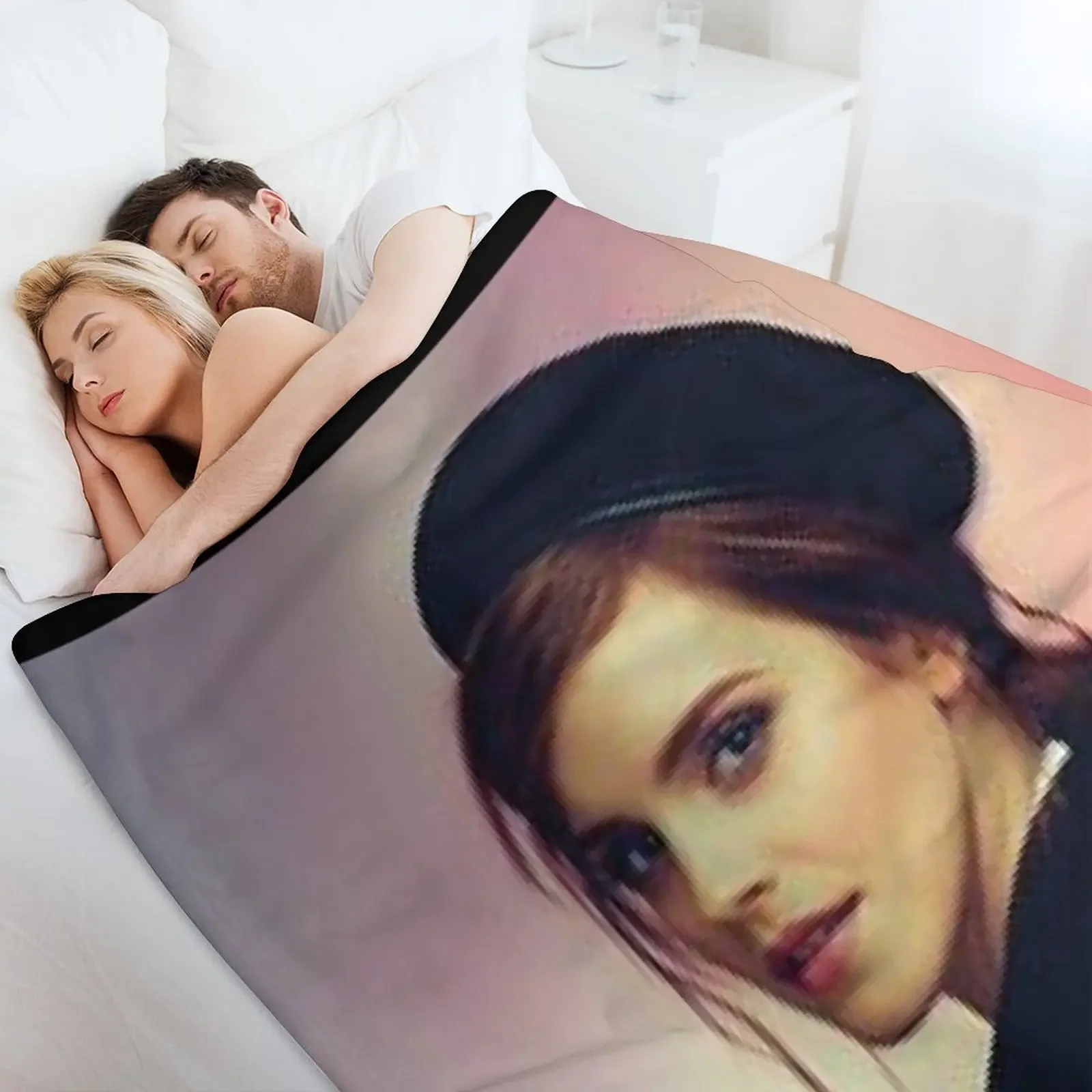 إيما واتسون رمي بطانية لبطانيات الأريكة الزخرفية أرائك الديكور بطانيات الشعر لبطانيات الأرائك