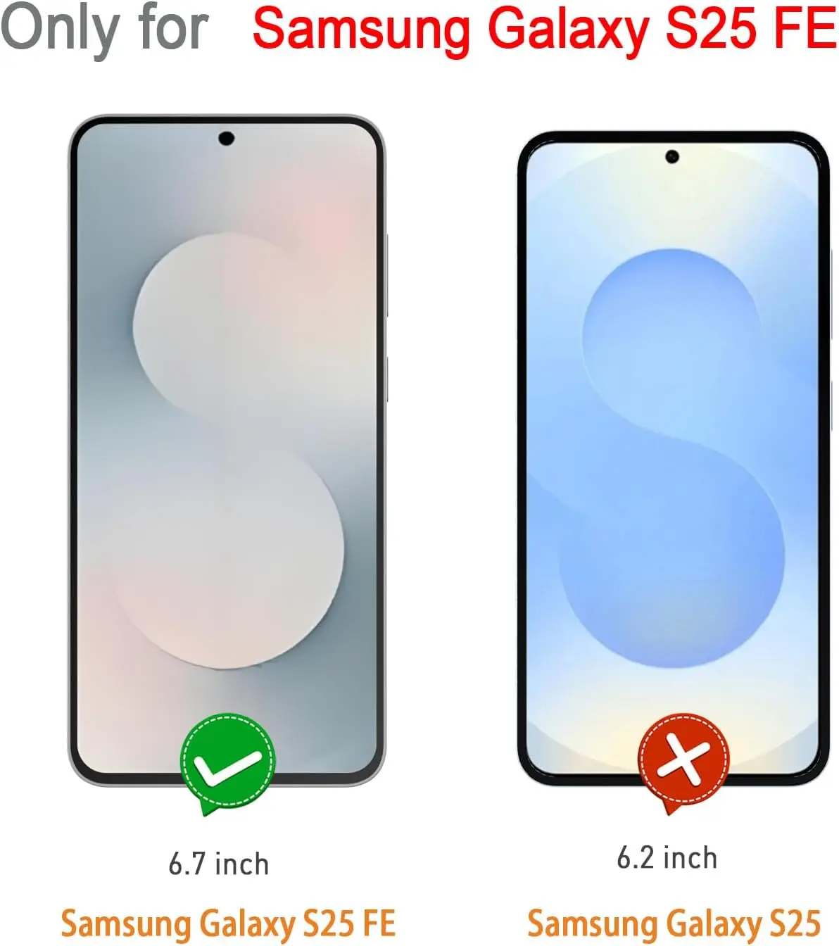 2/4Pcs HD Screen Protector Film For Samsung Galaxy S25 FE 9H Tempered Glass