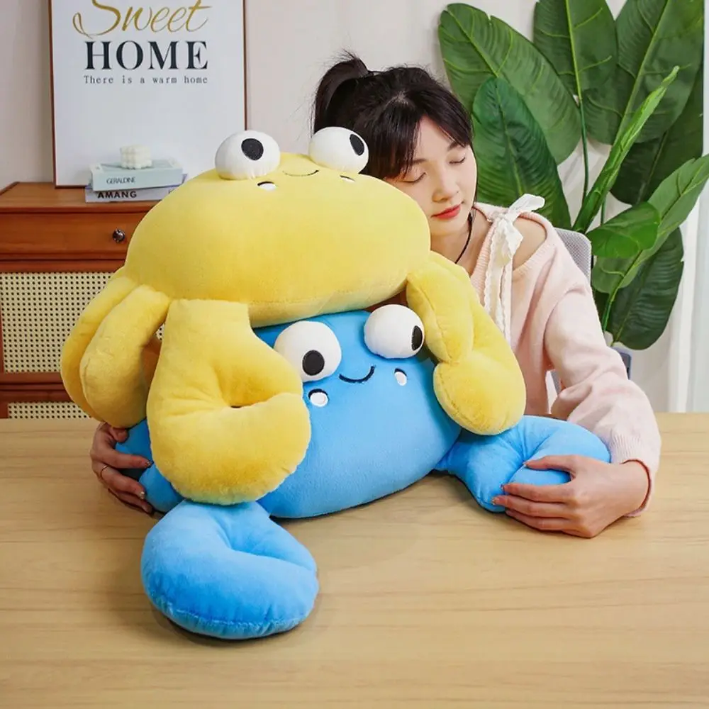 

's Accompany PP Cotton Simulation Crab Simulation Fluffy Animal Crab Soft Collection Sea Crab Pendant New Year