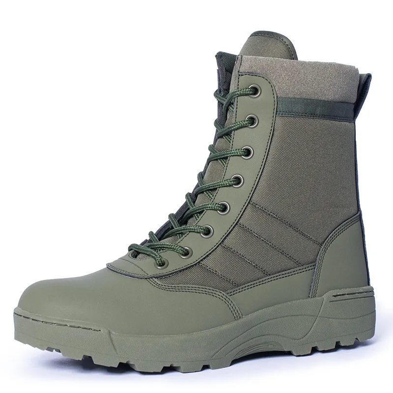 High-Performance Tactical Boots for Men Black Waterproof Outdoor Hiking Boots Anti-Slip Boots