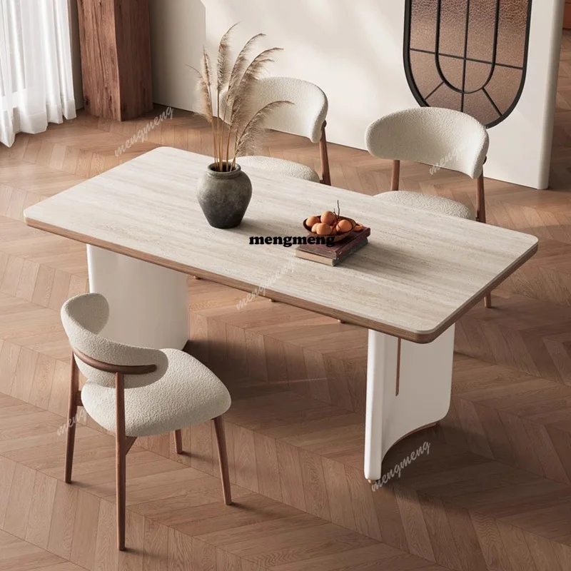 

Nordic Luxury Dining Table Modern Legs Side Living Room Dining Table Minimalist Space Savers Muebles Para El Hogar Furniture
