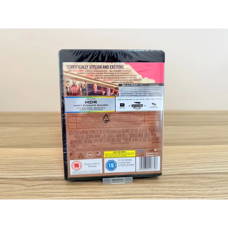 British Version 4K Blu Ray Extreme Theft Car God With Chinese Characters