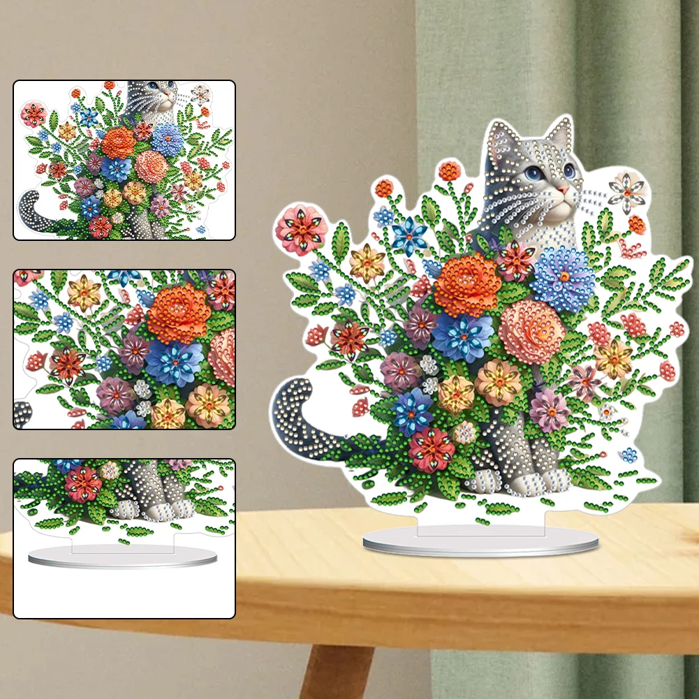 

Elegant Diamond Painting Tabletop Ornaments DIY Kit for Home Decor Craft Projects Suitable for Living Room Bedroom Classroom with High Quality Materials