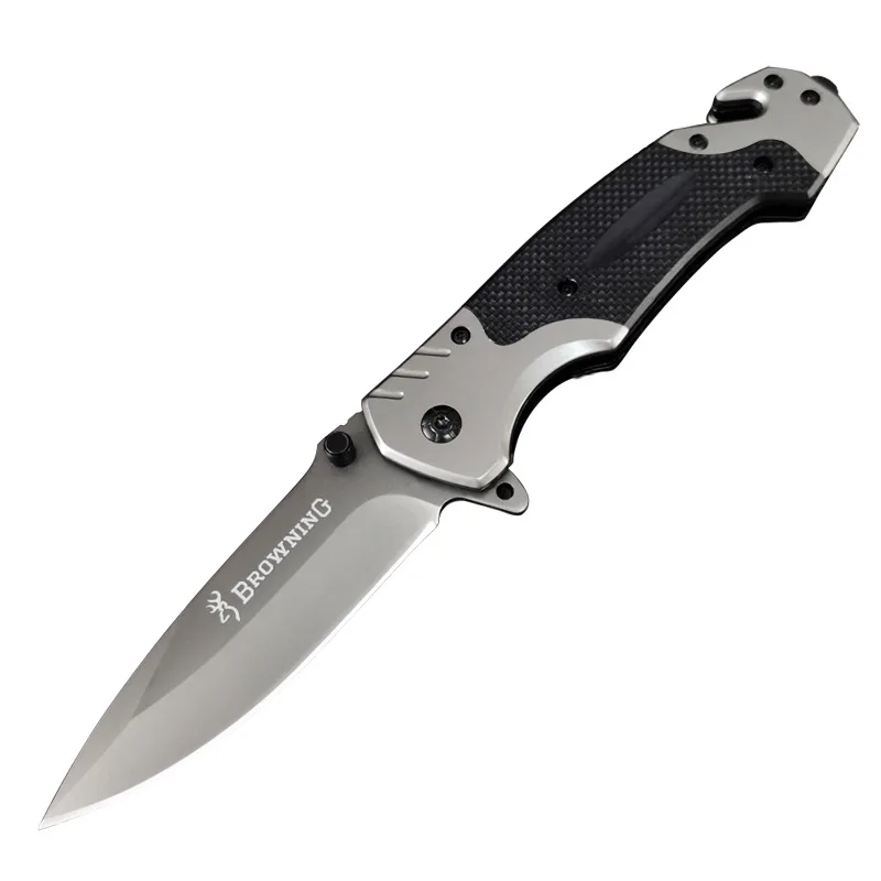 Stainless Steel Folding Pocket Knife Tactical Survival Rescue Multifunction Utility Knife Self Defense Window Breaker