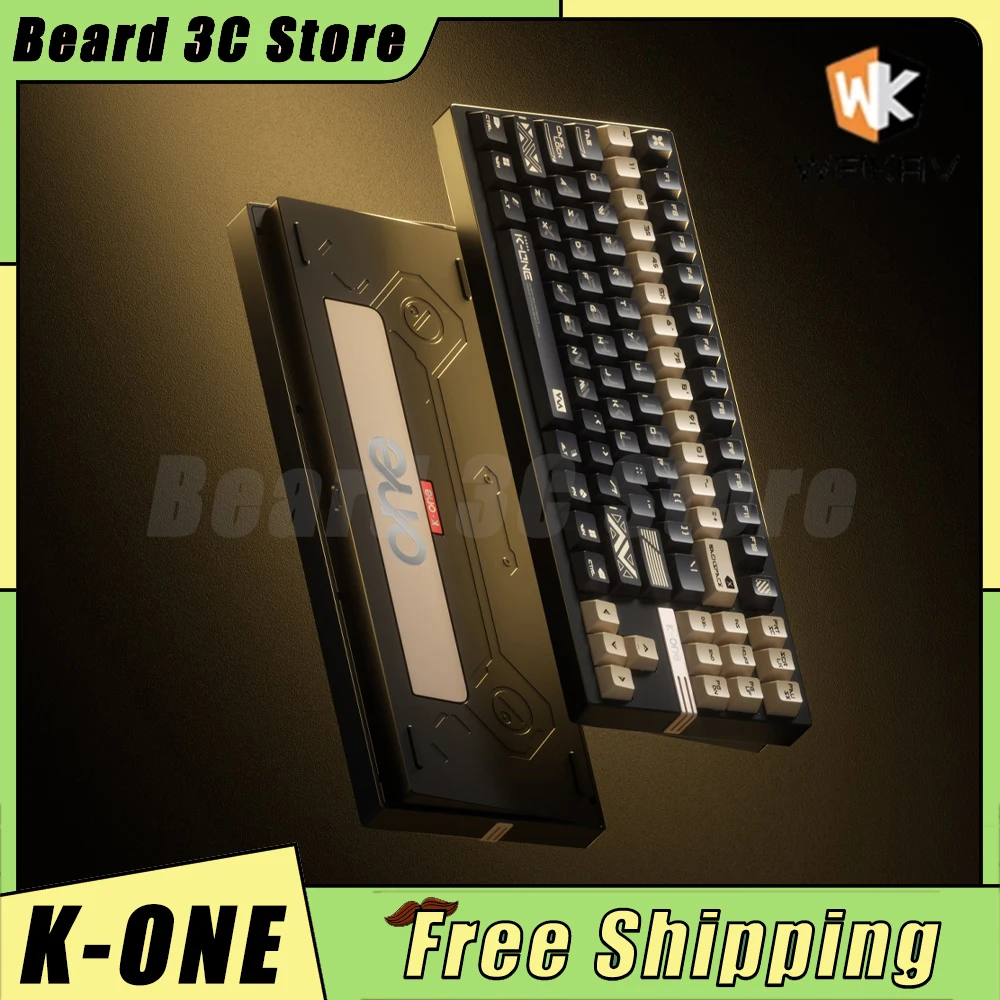 

WEIKAV K-ONE 80, механическая клавиатура с магнитным переключателем 0,005RT, 8k, частота заката, RGB прокладка, алюминиевый сплав, игровая клавиатура для киберспорта, ПК