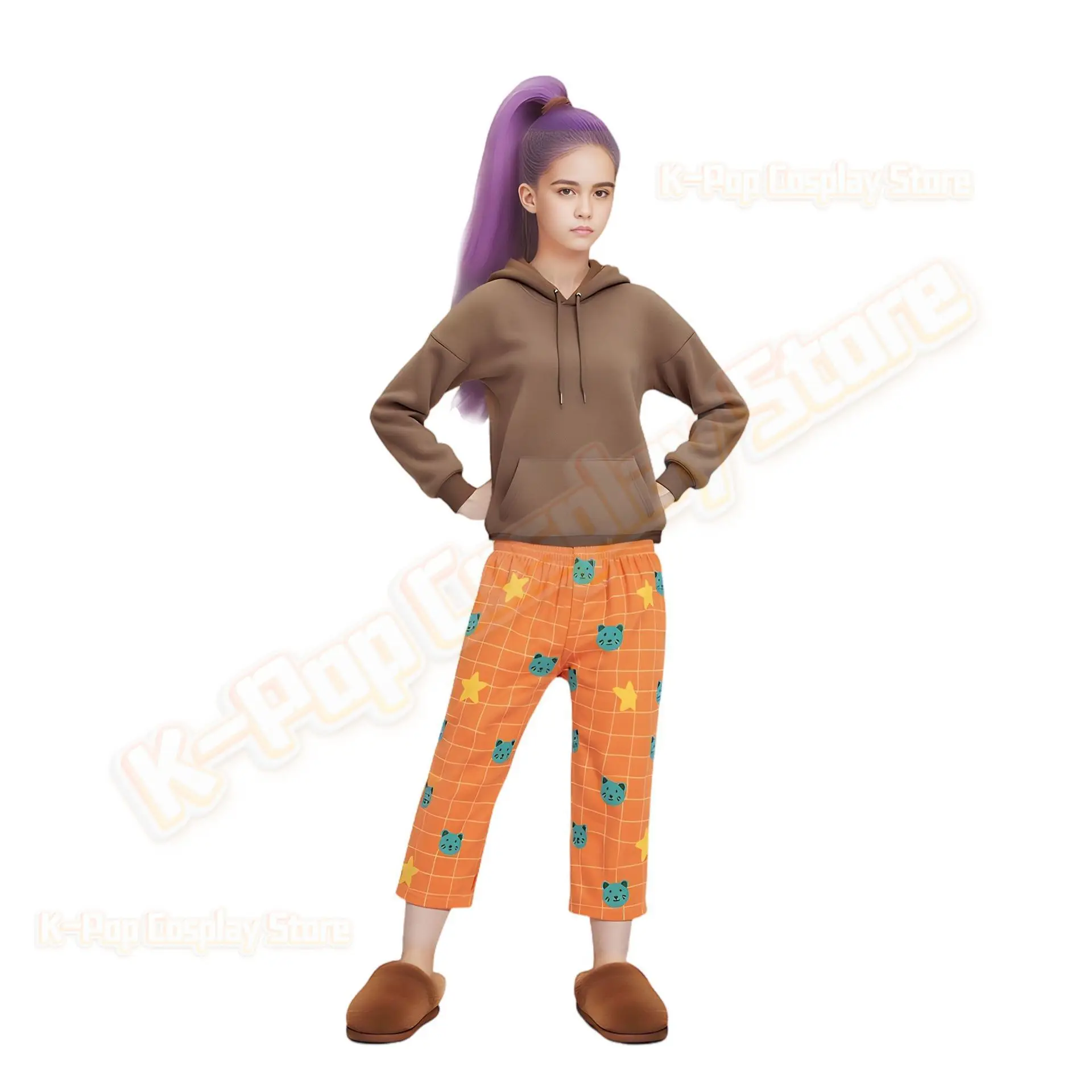 2025 كارتون شيطان هنتر من KPop تأثيري رومي ميرا زوي بيجامات للأطفال حفلة تمويه لعب الأدوار هالوين كرنفال الزي الدعاوى