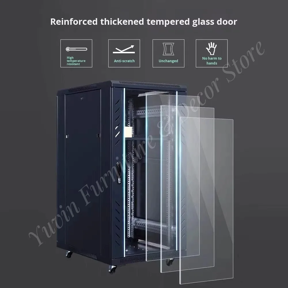 Customized 22U 19 Inches Server Rack Enclosure OEM ODM Network Cabinet for Enterprise IT Solutions CCTV Monitoring
