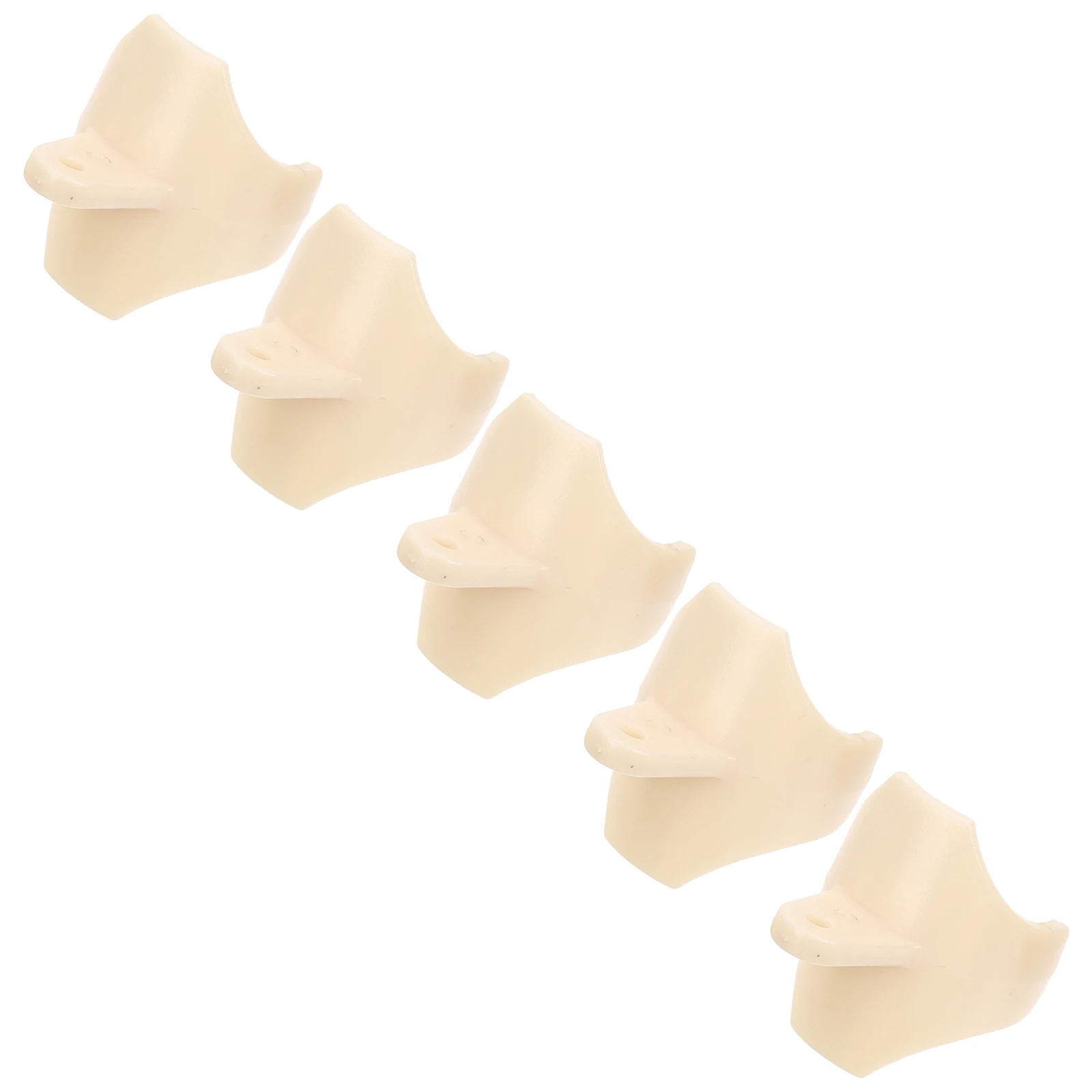 

5pcs Abs Clarinet Finger Rest Cushion Thumb Protector Recorder Finger Protector Wear-Resistant Comfortable Non-Slip Flexible