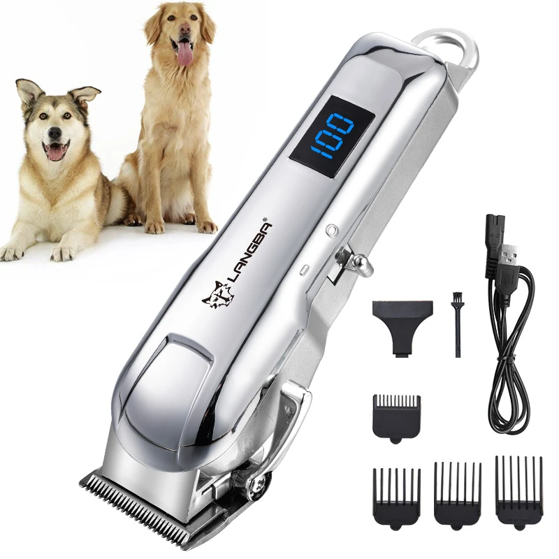 

Electric Dog Clippers Professional Pet Hair Trimmer Dogs Grooming Hairdresser Hair Cutter Cat Hair Cutting Remover Machine Kit