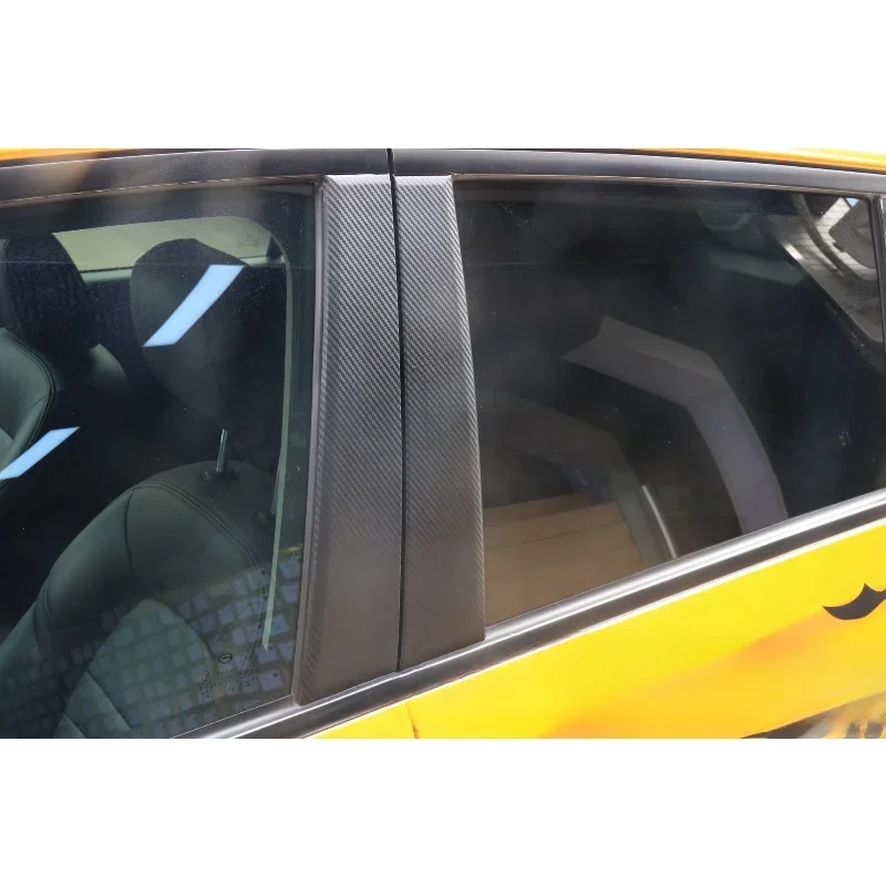 Universal Car Sticker B-pillar Modified Auto Paster Center Pillar Electroplated Film Anti-scratch Cars Sticker Car Accessories