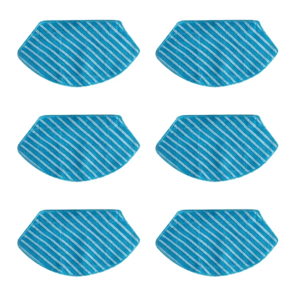 

6pcs Mop Cloth For Midea M71CN M7/i10 Vacuum Cleaner Accessories Replacement Mop Cloth Rags Sweeper Parts Floor Cleaning