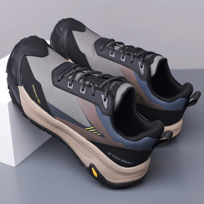 

Original Brand Outdoor Hiking Shoe Top Quality Anti Slip Mountain Climbing Shoe Comfortable Wearable Mountain Climbing Footwear