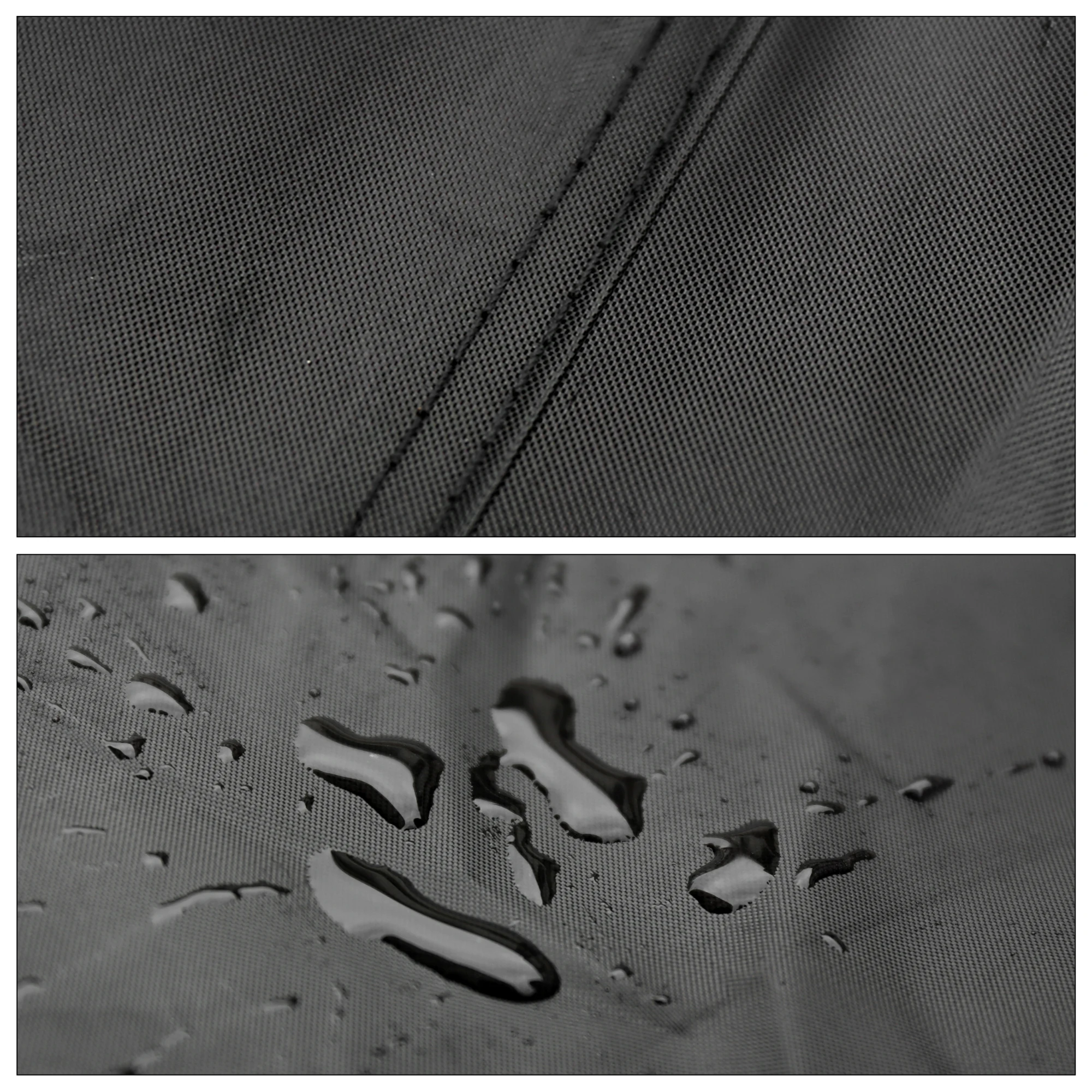 UXCELL 14-16ft 600D ผ้ากันน้ําป้องกันรอยขีดข่วน Trailable เรือ V-Hull สีดํา 540x290 ซม.