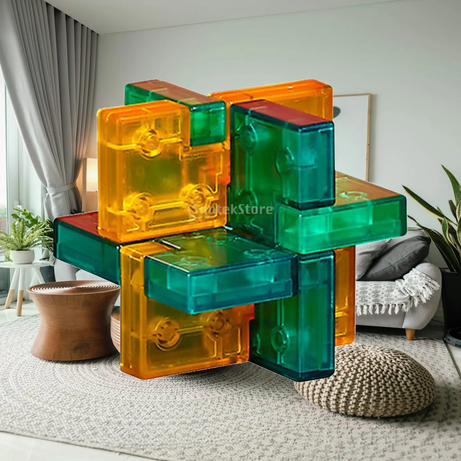 

IQ Challenge Puzzle Set, 7x7x7cm, Engaging Mind Games for All