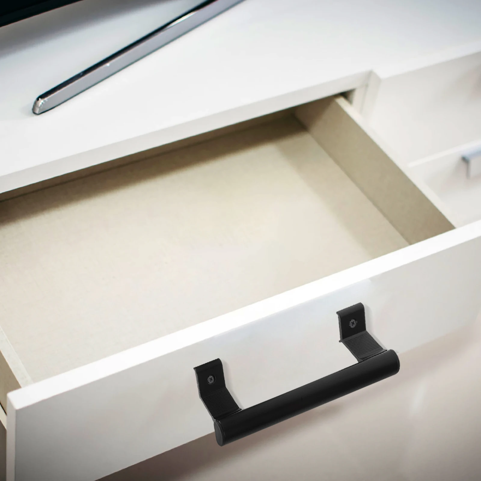 

2Pcs Aluminum Alloy Door Handles Durable Wear Resistant for Sliding Barn Doors Cabinets Closets Drawers Stylish Design