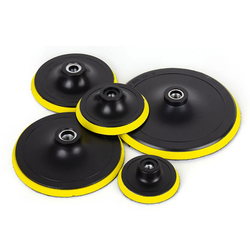 1pc M14 Diameter 4inch/100mm Foam Plastic Back Pad For Diamond Polishing Pads Backer Sanding Disc Holder