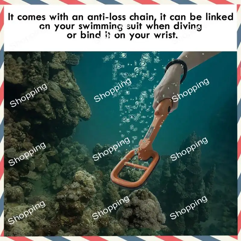 M20K GT120 Handheld Duiken Metaaldetector Pinpointer Pointer Sonde Waterdichte Metalen Aanwijzen 4.2Inch Zoekspoel