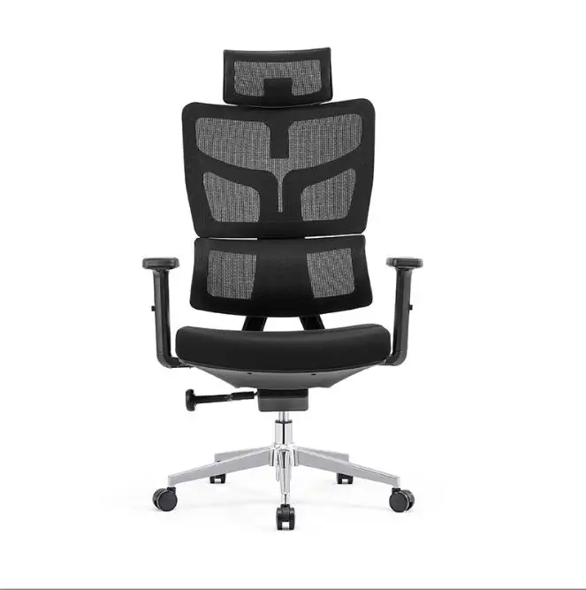 Cadeira de Escritório Ergonômica com Base à Prova de Explosão em Tecido de Malha para Treinamento e Conferências