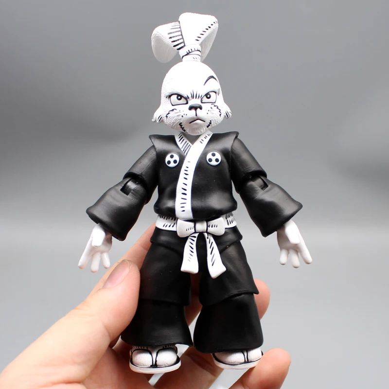 Figura de animación Usagi Yojimbo Miyamoto Usagi Japanese ronin Rabbit, modelo de Anime vagabond, Kit de garaje, adornos de decoración, 5,5"