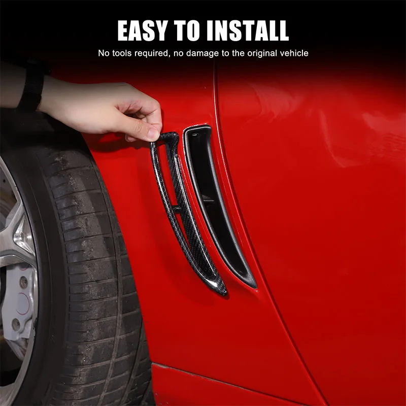 Reale In Fibra di Carbonio Copertura Del Motore Auto di Aspirazione Dell'aria Telaio Trim Accessori Auto Per Chevrolet Corvette C6 2005-2013