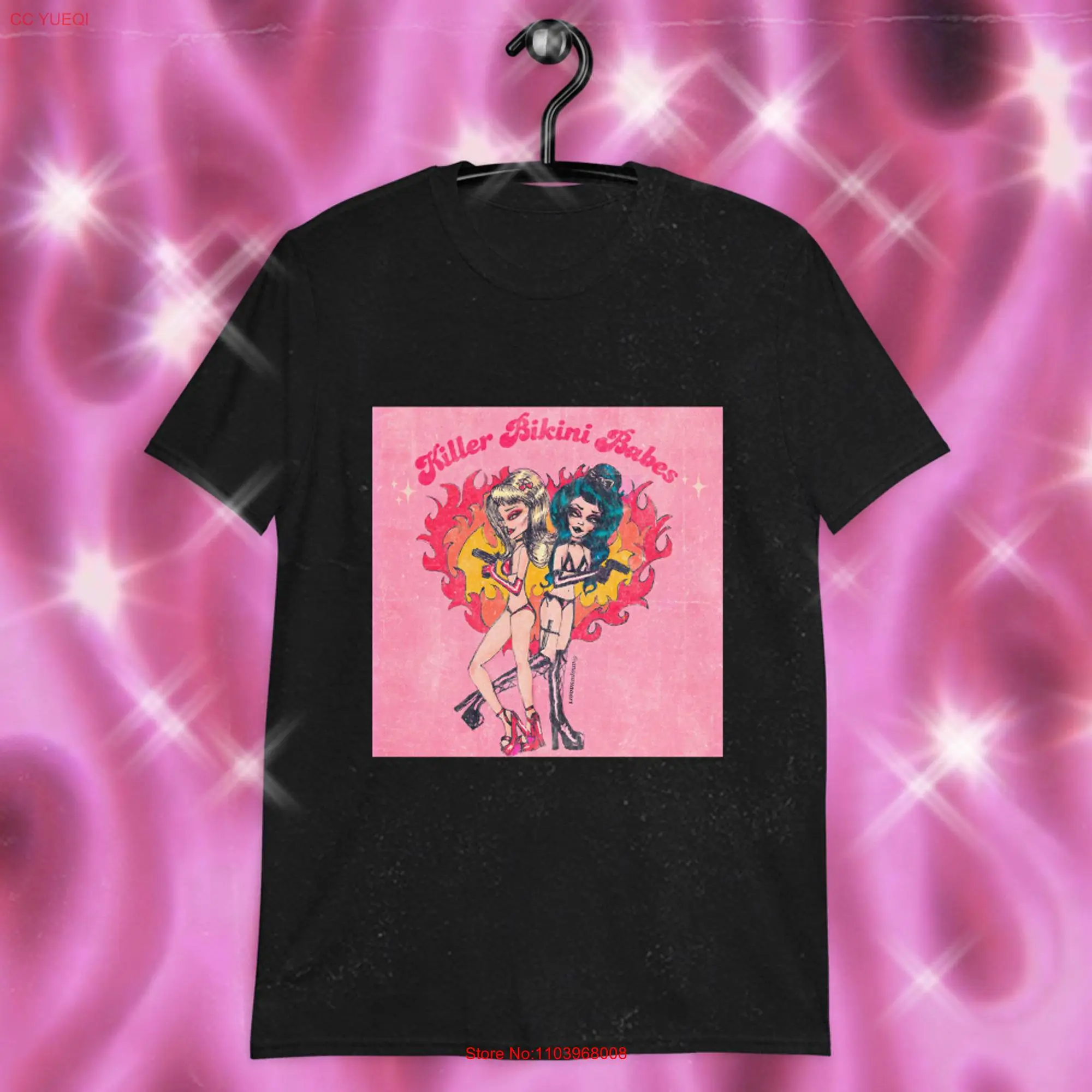 Бикини Babes Flames Футболка Ретро одежда женская Yk2 2000-х годов модная одежда с длинными или короткими рукавами