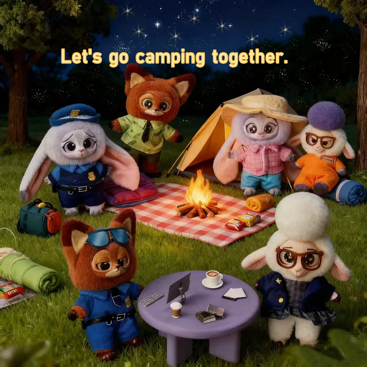 

Виниловая серия Disney Zootopia, слепая коробка, милый мультфильм Джуди Хоппс, Ник, дикая овца, плюшевая сумка, кулон, кукла, слепая коробка, подарок на день рождения