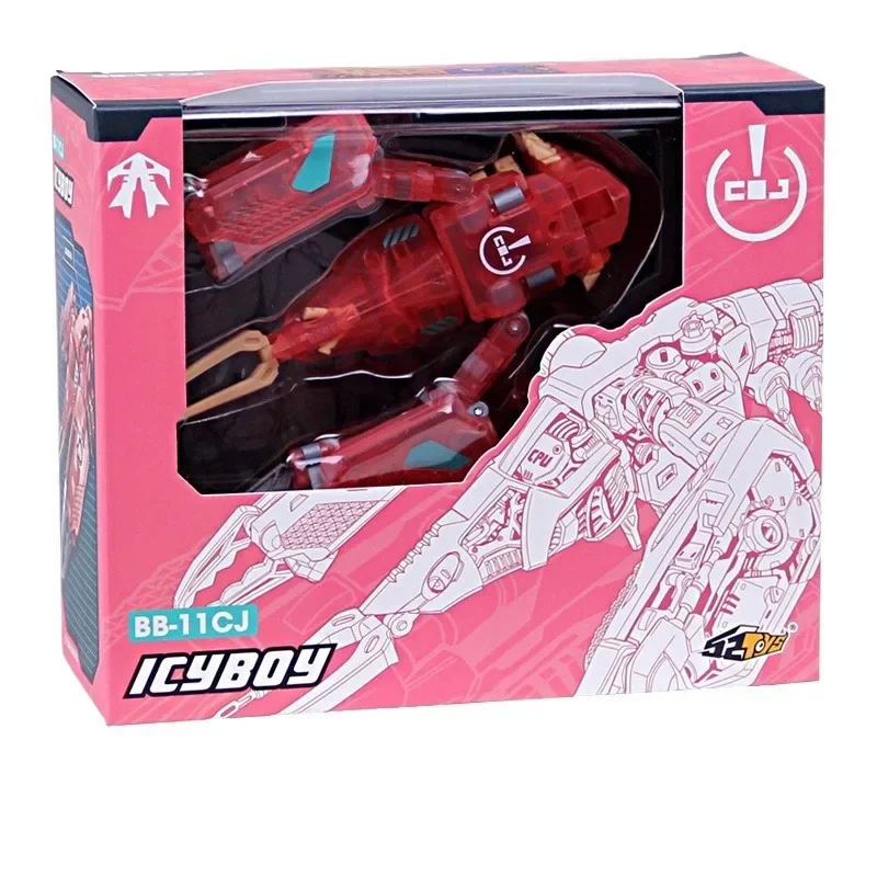 Transformatie 52TOYS BEASTBOX Serie BB-11CJ ICYBOY Iced Kid Kreeft Blok Dier Getransformeerd Speelgoed Model Collectie Gift
